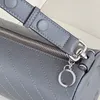 7A Designerväska äkta läderkamera handväskor quiltade ränder crossbody fatformad handväska