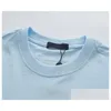 Herren Plus T-Shirts Polos 2023SS Man High Street T-Shirt Baumwolle kurzärmelige Model und Frauen Kurzes T-Shirt-Paar Models Crewne Dhlar
