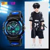 Skmei Sports Kids Watches Children Waterproof Military Dual Display Wristwatches LED Waterfroof Watch Montre Enfant 1163201V