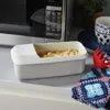 Cuiseur de pâtes à micro-ondes avec tamis résistant à la chaleur, bateau à pâtes, cuiseur à vapeur, nouilles Spaghetti, boîte de cuisson, outil, accessoires de cuisine HKD230810