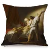 Pillow Famous Oil Painting Jean Honore Fragonard Swing Vintage Rococo Style Home Decor Sofa Throw Case Car Cover Cojines