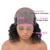 Wigs Bob Wigs Onda de onda corporal Lace dianteiro Cabelo humano Frontal Bob Wigs Brazia