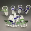 Rauchzubehör farbenfrohe Pyrex 14mm 18 mm Glasschalen Bongs grün blau gleitet dicke klare Wasserrohre für Öl Rigs23 LL