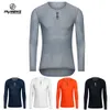 Chemises de cyclisme Tops YKYWBIKE Jersey Chemise de vélo à manches longues Sous-vêtements unisexes Vêtements de vélo de course Couche de base VTT Vêtements de sport sur route 230824