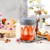 Storage Bottles Home Supplies Large Mouth Jar Glass Milk Tea Container Mason Jars Overnight Oatmeal Canisters Porridge Containers