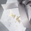 Autre organisation de stockage à domicile Creative Mini gris marbre sac cadeau boîte pour fête bébé douche papier boîtes de chocolat paquet faveurs de mariage boîtes de bonbons 230824