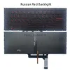 Nowa klawiatura USA/Rosyjska dla MSI GS65 GS65VR MS-16Q1 GF63 8RC 8RD MS-16R1 MS-16R4 GF65 cienki 9SD 10SD MS-16W1 MS-16WK HKD230812