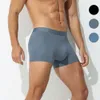 Underpants Men's underwear 3p mulberry silk 3A antibacterial 120S modal breathable seamless sexy boxer shorts stretch panties 1p 230823