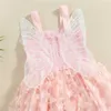 Mädchen Kleider Sommer Neue Baby Mädchen Kleid Nette Schmetterlingsflügel Hosenträger Kleid Mesh Ballkleid Kinder Kleid Süße Prinzessin Mädchen kleid