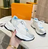 Run 55 Spor Sneaker Tasarımcı Ayakkabı Baskı Erkek Kadınlar Sıradan Ayakkabı Koşun Spor ayakkabı platformu Moda Klasik Kauçuk Deri Düşük Top Spor Kukla