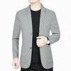 Mäns kostymer 2023 Spring Autumn Blazer Casual Business Handsome Jacket Fashion Slim Märke Skräddarsydda klänningsdräkt Blazers Tops Z03