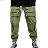 Mens vrachtbroeken Drawtring Overalls Joggers Casual sport tactisch werk multi-pocket mode camouflage outdoor long-broekslf20230824.