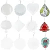 Sublimation Wind 8 Zoll Spinner Suspension 3D Aluminium Malerei Ornament Doppelseiten Druck Weihnachtsbaum Dekor