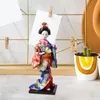 Декоративные предметы фигурки этнические японские куклы Geisha Folk для домашней столешницы Статуэтка японские кукольные украшения декор девушка 230823