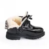 Bottes Hiver enfants chaussures en cuir PU bottes imperméables enfants bottes de neige marque filles garçons bottes en caoutchouc mode baskets 230823