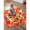 Couvertures Flanelle douce couverture de Pizza réaliste drôle lit créatif nourriture jeter couverture couvre-lit nouveauté couvertures cadeau pour enfant adulte R230824