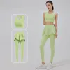 Set attivi pantaloni reggiseno da donna yoga a due pezzi set rapido fitness secco palestra vestiti che gestiscono abiti sportivi per allenamento ropa mujer