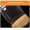 Opslagflessen Duurzame glazen container - Luchtdichte afdichtingspot voor droge keukenpot Organizer