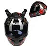 Motorcycle Helmets Arrival Brand Helmet Men Full Face Professional Racing Cool Personality Decorative Corners