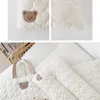 Pillows Baby Pillow Embroidery Bear Squirrel Head Protector Stuff Four Seasons Infant Children Kids Bed Products 230824