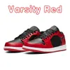 Jumpman 1 Low Basketbalschoenen 1s Lows Sneakers Reverse Mokka Olijf Zwart Phantom Bred Toe Panda Unc Wolf Grijs True Blue Heren Dames Outdoor Sportschoenen