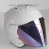 Casques de moto 3 demi-casque blanc brillant hommes et femmes hors route été descente course montagne cross casco capacete