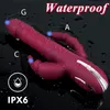 Vibratoren Kaninchen Vibrator Stoßdildos G-punkt Vagina Massagegerät Klitoris Stimulator Masturbator Vibrierender Plug Hintern Anal Sex Spielzeug Frauen 230824