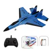 Electric/RC Aircraft ElectricRC SU35 RC Remote Control Airplane 2.4G Fighter med lampplan Glider Epp Foam Toys Kids Gift Drop Del DHM5Y