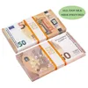 Giochi di festa Crafts False Money Banknote 10 20 50 100 200 dollari US Euro Puntelli di giocattoli realistici Copia Movie Valuta Billet Dhofv DHOFV