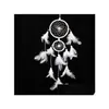 Nyhetsartiklar Dream Catcher Room Decor Feather Weaving Catching Up the Angle Dreamcatcher Wind Chimes Indian Style Religious Mascot DHXFA