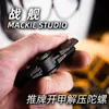 Spinning Top Geeone Mackie Battleship Fidget Spinners Magnetic Push Snap Coin Slider Play Decompression Artifact EDC 230823