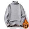 Herentruien 9 kleuren Turtleneck Mens Sweater Lange mouw Basic tops Sueter Masculino Casual witte pullovers Warm Knitwear Herfst en winter 230823