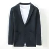 Maglioni maschili Cardigan Flat Suit Style Single Sfritto Business Casual Versatile 2023 maglione a maglia 230823