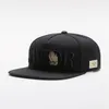 goedkope hoed van hoge kwaliteit klassiek mode hiphop merk man vrouw snapbacks koninklijk zwart goud cs wl saviour cap294o