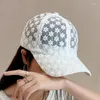 Ball Caps Summer Chep Hat Hat Hate Хлопковая бейсболка для женщин пустота -воздухопроницаемые сетки девушки Snapback Hip Hop Fashion Fashion Регулируемая
