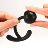 Jouets anaux Perles Butt Plugs à l'intérieur de boules métalliques pour femmes hommes Massage de la prostate gay en plein air Safe Silicone Pull Anus Dilatateur Sex Toy 230824