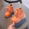 Boots Children Fashion Boots Girls Bowts Short Boys boys zip clear soft bottom sneakers baby kids ankle boots 2022 new Autumn e08094 l0824