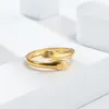 Designer Ring Retro Classic Ring Love Hug ring with adjustable ring opening