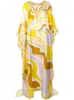 Abiti casual abiti maxi per donne 2023 primavera estate sciolta chic chic elegante gonna lunga per scollo kaftan abiti per le vacanze