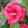 Fiori decorativi ghirlande da 250 cmlot rose di seta Ivy Vine con foglie verdi per decorazione per matrimoni in casa foglie falsa fai da te barande artificiali fiori artificiali 230823