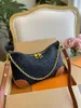 Designer väskor totes vintage loop boulogne croissants chain väskor klassiska prägling äkta läder crossbody väska kvinna tyg axelväskor handväska handväska