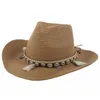 Bandanas Shell Tassels Cowgirl Summer Hat Strape Srate для женщин мужские мужские