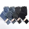 Frauen Jeans Winter Frauen warm samter elastische lässige dadies weiche thermische leggings hose weibliche pantalon denimhose plüsch y2k