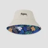 Wide Brim Hats Bucket Big Head Print Reversible XL 63cm Sun Protection Panama for Men Women Bob Fisherman Cap Large Size Hip Hop Hat 230823