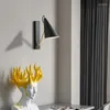 Lâmpada de parede LED LED LUZ LEITA LEITURA minimalista da sala de estar interna quarto Bedisde Decoração de mesa