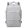 School Bags Women's Travel Backpack Waterproof Anti-theft Fashionable Casual Day Bag With Luggage Strap And USB Charging Port