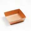 Dinnerware 50pcs Bakery Boxes Transparent Cake Box Cupcake Container Carrier Holder For Pastries Pie Cupcakes