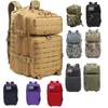 Outdoor Sports Pack Wandertasche Taktischer Rucksack Camo Rucksack Combat Camouflage Tactical 47L Molle Rucksack NO11-047