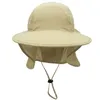 Berets Outfly Summer Sun Hat Men Kobiety wielofunkcyjne UV -szeroko wyprawne rybakowe ochrona szyi Rybus