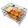 Baking Tools 3 Layers Stackable Cooling Rack Metal Cake Cookie Biscuits Bread Net Mat Holder Dry Cooler For Cooking